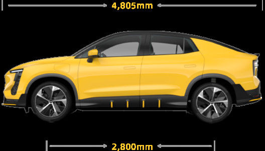 Aiways U6 WVTA Sertifikası Akıllı Elektrikli Araba 405km Crossover EV Arabaları