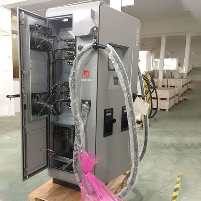 Ticari 120kw Elektrikli Araç Tedarik Ekipmanları IP55 EV DC Hızlı Şarj Cihazı 60HZ