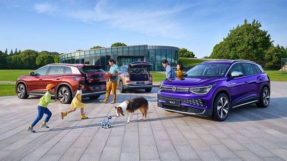 VW ID6X Büyük Elektrikli Arabalar 617km Uzun Menzilli Tamamen Elektrikli SUV Araçlar 160km/s