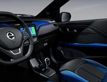 100km/s Hızlı Hızlı Elektrikli Araba JMC EV3 Yeni Enerji EV Araba Sedan 302km NEDC