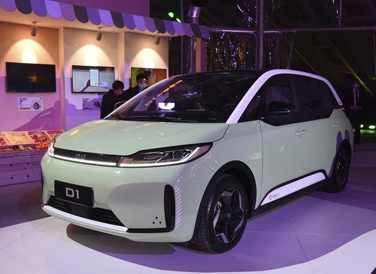 Akıllı 130km/s Orta Boy Elektrikli Arabalar BYD D1 Elektrikli Dört Tekerden Çekişli Araçlar