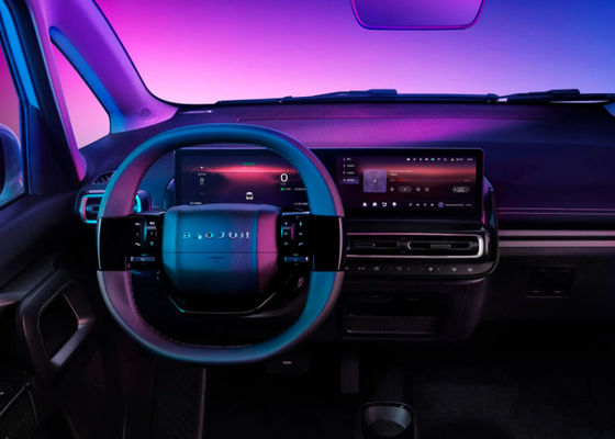 Otomatik Yetişkin Küçük Elektrikli SUV Arabalar Baojun Kiwi Yüksek Hızlı Yeni Enerji 105km/s