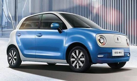 Yüksek Hızlı Mini EV Arabaları Yeni Enerji Changcheng Ora R1 Soldan Direksiyonlu Araçlar