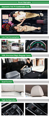 4 Çeker Kompakt Elektrikli MPV 7 Kişilik GAC Trumpchi M6 270T Manuel Elite Edition