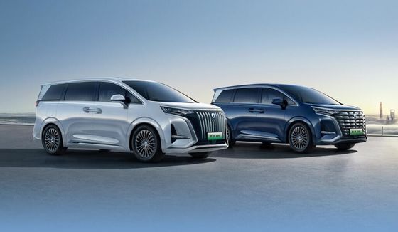 Denza D9 MPV EV Araba 571nm lityum Demir Pil 4WD Elektrikli SUV 180km/s