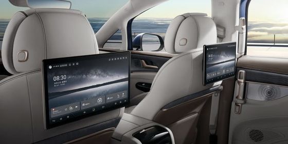 Denza D9 MPV EV Araba 571nm lityum Demir Pil 4WD Elektrikli SUV 180km/s