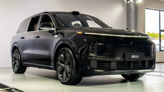 Li L9 AWD Büyük SUV Elektrikli Araba Lityum Demir Fosfat Pil 1000km 446hp
