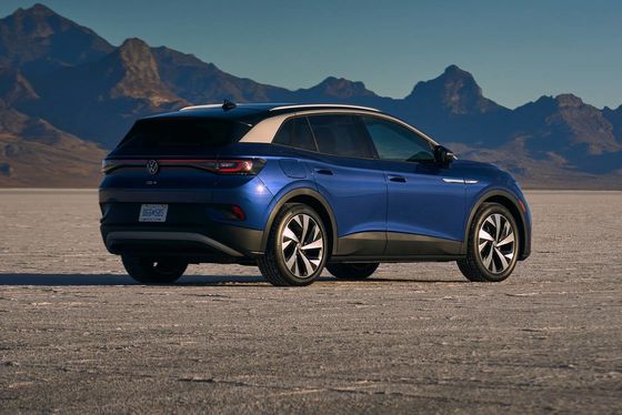 VW ID 4X 4 Çekişli Elektrikli Arabalar 160km/Saat Kompakt EV Lüks SUV 310NM Tork