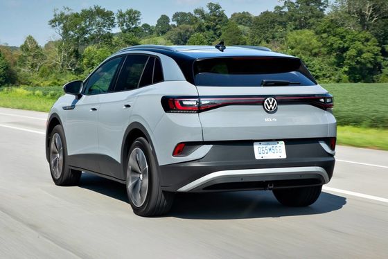 VW ID 4X 4 Çekişli Elektrikli Arabalar 160km/Saat Kompakt EV Lüks SUV 310NM Tork