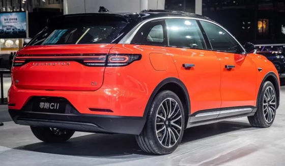 Yüksek Hızlı Saf Elektrikli Arabalar Leapmotor C11 CLTC 650km Elektrikli Araba SUV 170km/s