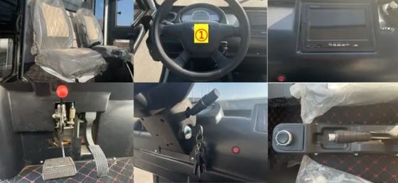 4m3 Mini Çöp Çöp Toplama Elektrik Çöp Temizlik Kamyonu Yangın söndürme kamyonu