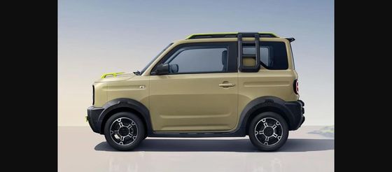 2023 Mini Elektrikli Araba Küçük Çinli EV Bir Bronco Yüzüyle Geely Panda Knight 200km menzilli