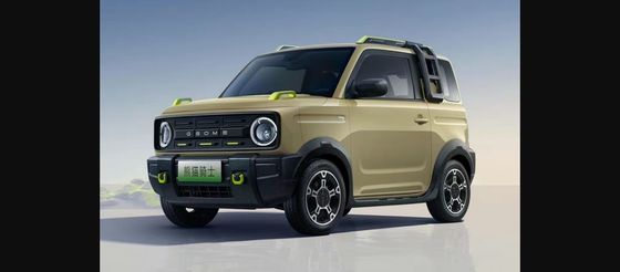 2023 Mini Elektrikli Araba Küçük Çinli EV Bir Bronco Yüzüyle Geely Panda Knight 200km menzilli