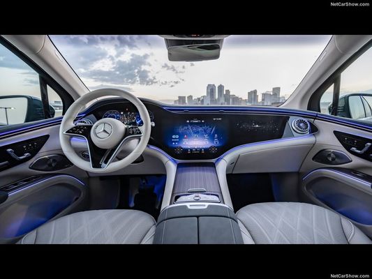 En popüler yeni enerji Mercedes-Benz 2023 EQS 5 koltuklu SUV 813KM toptan Mercedes ev elektrikli ca