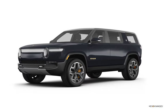 2023 RIVIAN R1S Dört motorlu 800 PS, 660 km'lik menzilli, 3,1 saniyede 60 mph'ye ulaşıyor, tümü elektrikli, 7 koltuklu, lüks karabin.