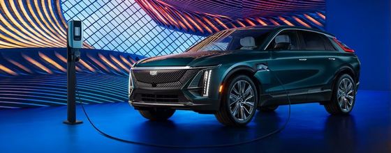 2024 Cadillac Lyriq 308 millik bir mesafeye sahip.