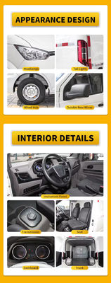 2024 Yeni Vanvoiture Elektrik Yeni Enerji Araçları Carros Elektrik Kargo Mini Van Yeni Gonow Shuailing 260km 60kw