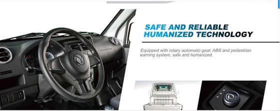 Van Ruichi Ek01s ile Çin Marka Elektrikli Mini Kamyon Yükleme Kapasitesi 720kg 6cbm Konteyner, saf elektrikli kamyon