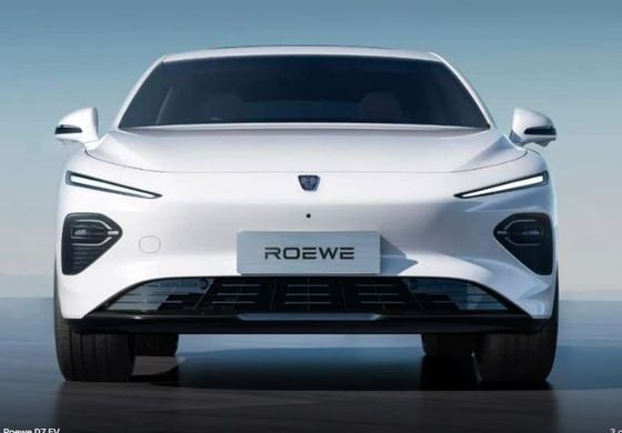 Roewe D7 EV için elektrikli araba RWD ile, 197 BHP, 0-100 Km/h 7.3 saniye içinde, 59,2 kWh LFP pil, 510 Km menzilli