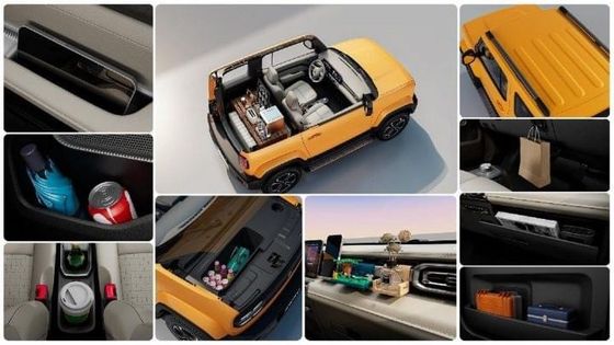 2024 tam crossover BAOJUN YEP EV 303km CLTC 28.1batarya 75kw motorlu ve maksimum hız 100km/h'ye kadar 3 veya 5kapı mevcut