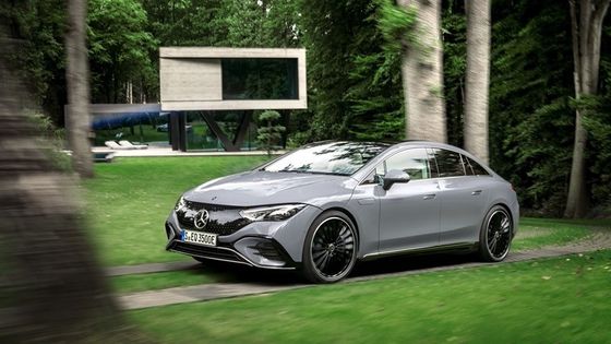 Yeni EV SUV 609km uzun menzilli elektrikli araç Mercedes-Benz EQE 500 w350kw/408P.s motor gücü 5.1s ivme 0-100km/h