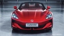 MG Cyberster Trophy tüm elektrikli spor arabası Sağlıklı 335 b.h. ve 350 lb Ft Tork, 77kwh pil altında 336 mil menzil