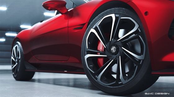 MG Cyberster Trophy tüm elektrikli spor arabası Sağlıklı 335 b.h. ve 350 lb Ft Tork, 77kwh pil altında 336 mil menzil