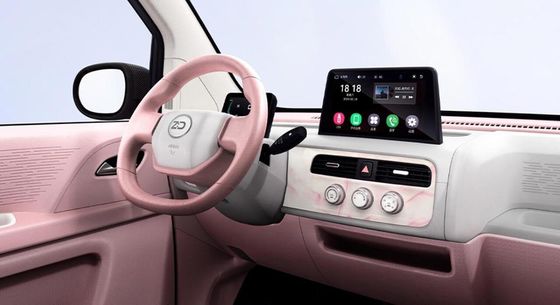 Multi Color Options Mini Ev Cars Zhido Rainbow CLTP ile 205km 17.13/17.3kwh Pil 20&30kw Güç için