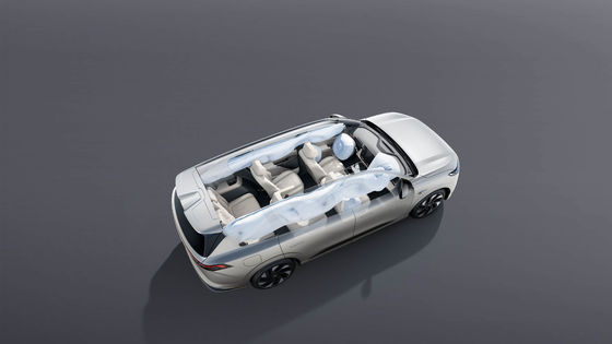 2024 En Yeni Elektrikli Araç Dongfeng Eπ 008 EV EREV 210km CLTC 5 kapılı 6 koltuklu SUV 200KW Motor Gücü