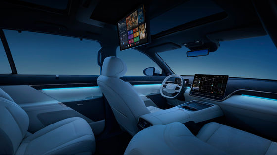 2024 En Yeni Elektrikli Araç Dongfeng Eπ 008 EV EREV 210km CLTC 5 kapılı 6 koltuklu SUV 200KW Motor Gücü